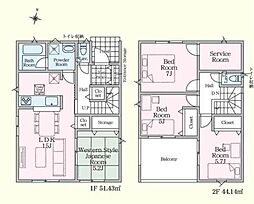久喜市青毛第3　全3棟　3号棟