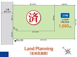 久喜市久喜東1丁目　全2区画　2号地
