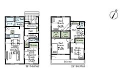 白岡市白岡8期 全2棟 2号棟