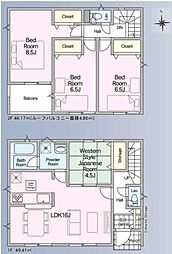 幸手市西第7　全3棟　2号棟