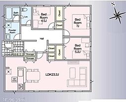 加須市北下新井第6　全5棟　1号棟
