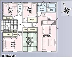 加須市北下新井第6　全5棟　2号棟