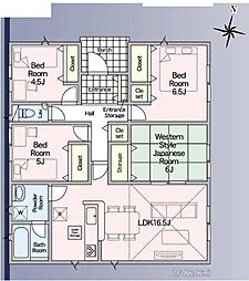 加須市水深第4　全2棟　1号棟