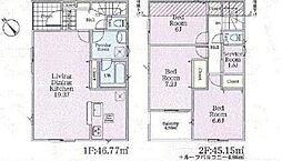 綾瀬市深谷南4丁目 新築戸建 全4棟2号棟