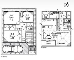 藤沢市辻堂元町5丁目 新築戸建全2棟 2号棟