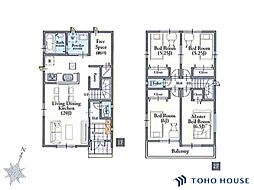 川口市安行領根岸　第4　1号棟　全2棟