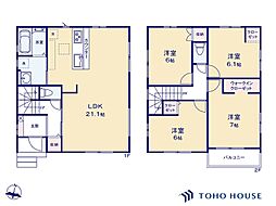 上尾市小泉9丁目　1期　2号棟　全2棟