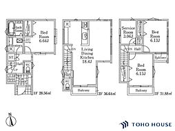 戸田市下前2丁目　201-3　1号棟　全1棟