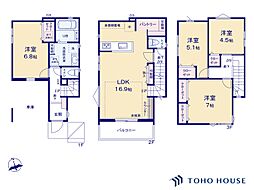 戸田市中町2丁目　第4　E号棟　全6棟