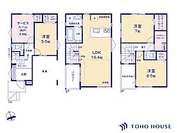 戸田市中町2丁目　第4　F号棟　全6棟