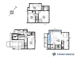 川口市南鳩ヶ谷2丁目　200　1号棟　全4棟