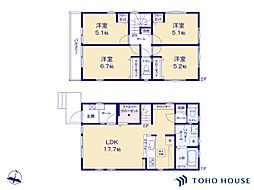 越谷市上間久里　1期　1号棟　全2棟