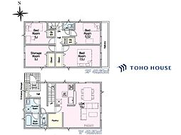 越谷市大林　第6　2号棟　全2棟