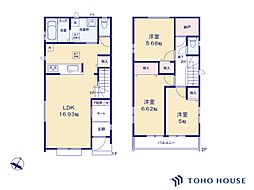 川口市戸塚東2丁目　21番　B号棟　全3棟