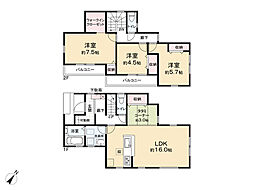 上尾市瓦葺　1号棟　全2棟