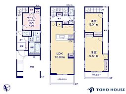 蕨市中央7丁目　2号棟　全2棟