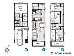 戸田市美女木2丁目　204　5号棟　全6棟