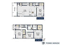 上尾市愛宕2丁目　218第2　2号棟　全2棟