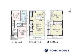 大宮区寿能町2丁目　第1期　2号棟　全2棟