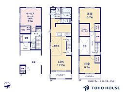 戸田市下戸田1丁目　1号棟　全2棟