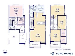 戸田市下戸田1丁目　2号棟　全2棟