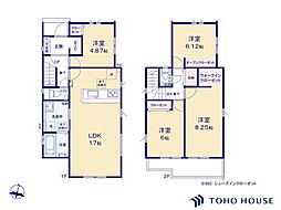 越谷市袋山　17期　1号棟　全2棟