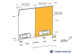 川口市鳩ヶ谷本町3丁目　B区画　全2区画