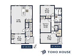 見沼区東大宮1丁目　128　2号棟　全2棟