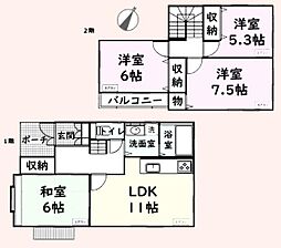 山武郡九十九里町片貝の一戸建て