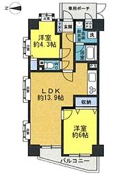 ライオンズガーデン若葉 3階