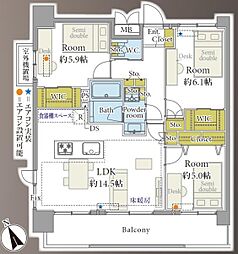 セラード川越連雀町14階角住戸