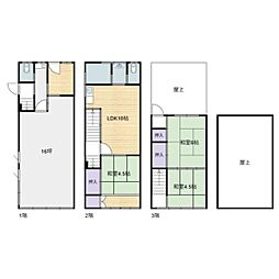 鳥取市二階町1丁目店舗付住宅