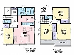 座間市ひばりが丘3丁目　新築一戸建て