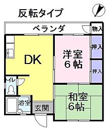 門之内マンション3号棟　3F 303