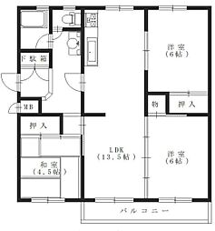 若山台住宅23号棟/2Ｆ 202