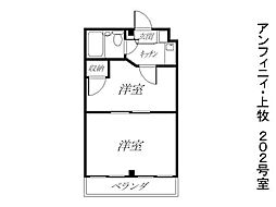 アンフィニィ上牧/2Ｆ 202