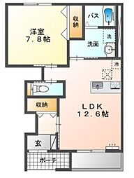 ルーヴル西法寺/　2Ｆ 202