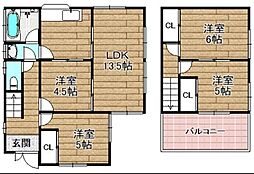 東上牧3丁目貸家