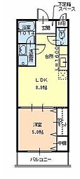 フジパレスタカシロ2番館　1F 122