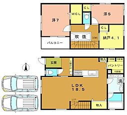 京都市西京区樫原比恵田町の一戸建て