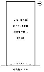 長岡京市勝竜寺の土地