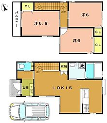 京都市西京区下津林楠町の土地