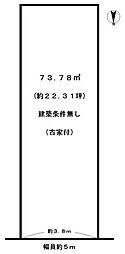 長岡京市井ノ内坂川の土地