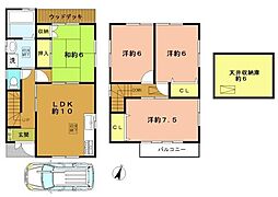 京都市西京区大枝東長町の一戸建て