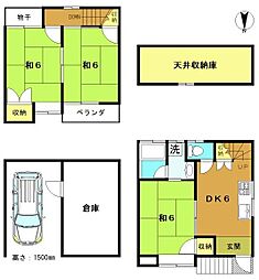 京都市右京区山ノ内苗町の一戸建て