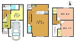 京都市右京区太秦西蜂岡町の土地