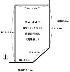 京都市右京区西院西平町の土地