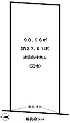 長岡京市今里更ノ町の土地