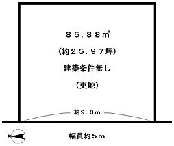 京都市南区久世川原町の土地