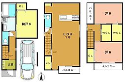 京都市右京区梅津中村町の土地